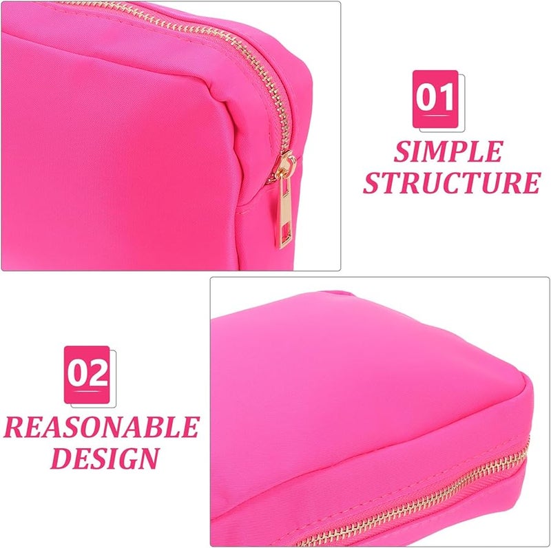 Large Capacity Waterproof Nylon Makeup Bag For Women Travel Toiletry Organizer - Image 5